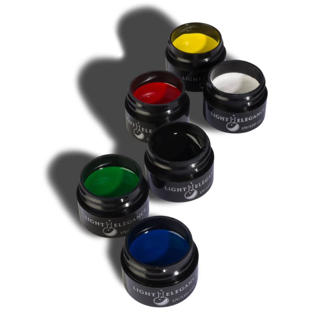 Kit de pinturas de gel para arte colores primarios "Primary LE Gel