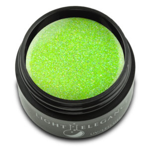 Electric Lime Glitter Gel UV/LED | Light Elegance